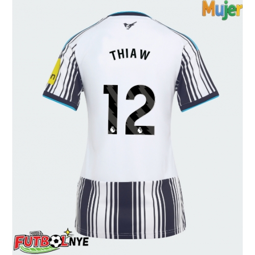 Camiseta Newcastle United Malick Thiaw #12 Primera Equipación para mujer 2026-27 manga corta